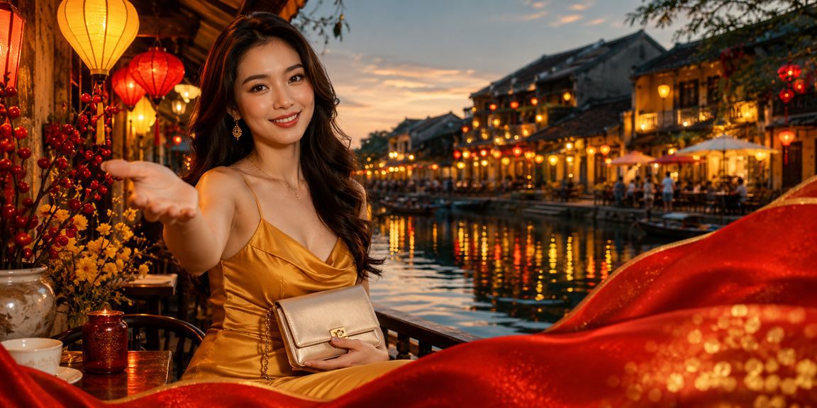 Hội viên VIP xoso88 thưởng thức trải nghiệm cao cấp tại Hội An với không gian cà phê sang trọng